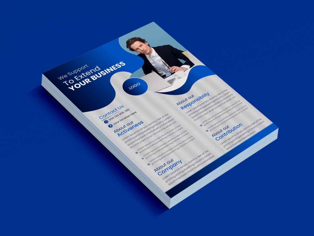 Design professional business door hanger flyer Upwork