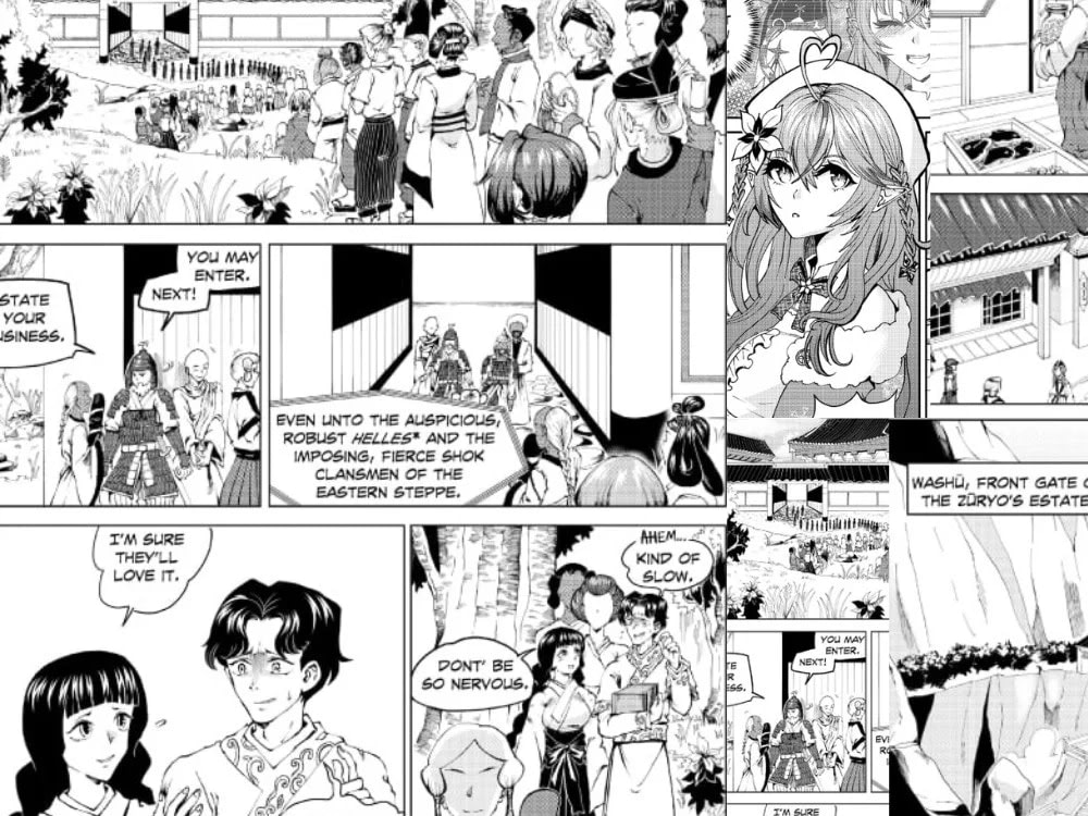 MANGA PAPER STORYBOARD: Manga Cartoon Paper