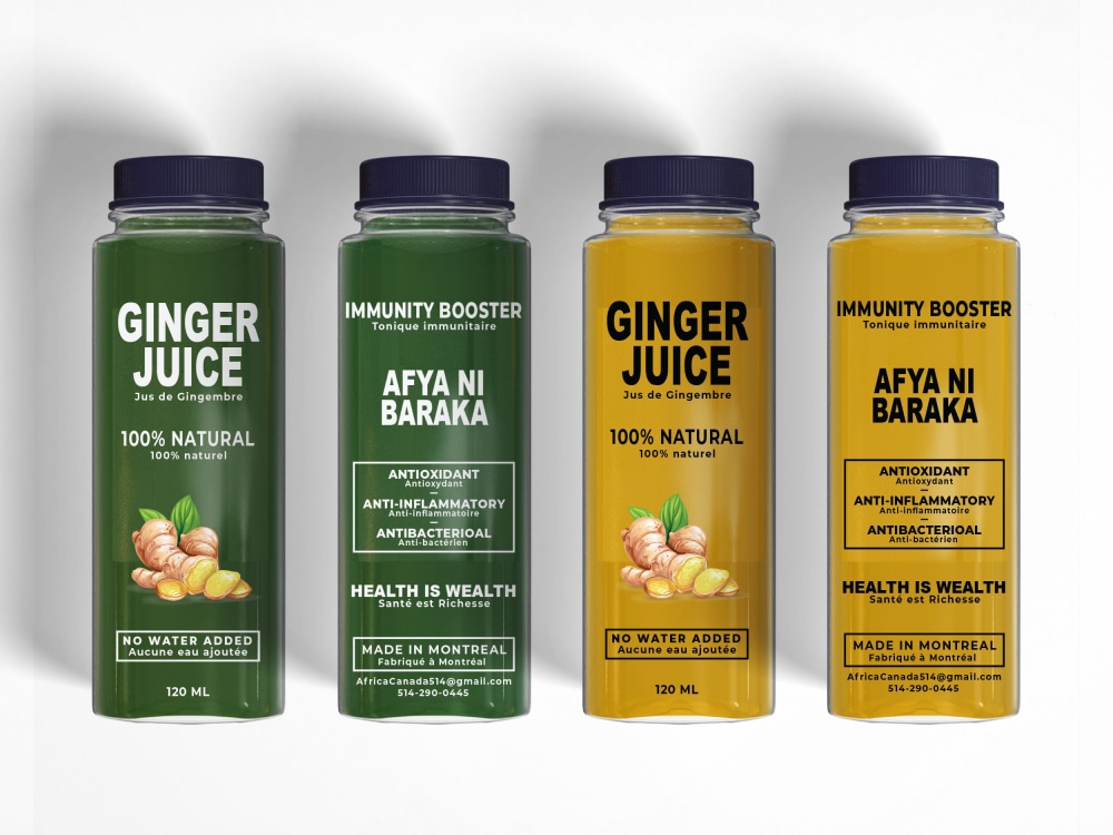 Modern juice bottle label, beverage bottle label design, can label