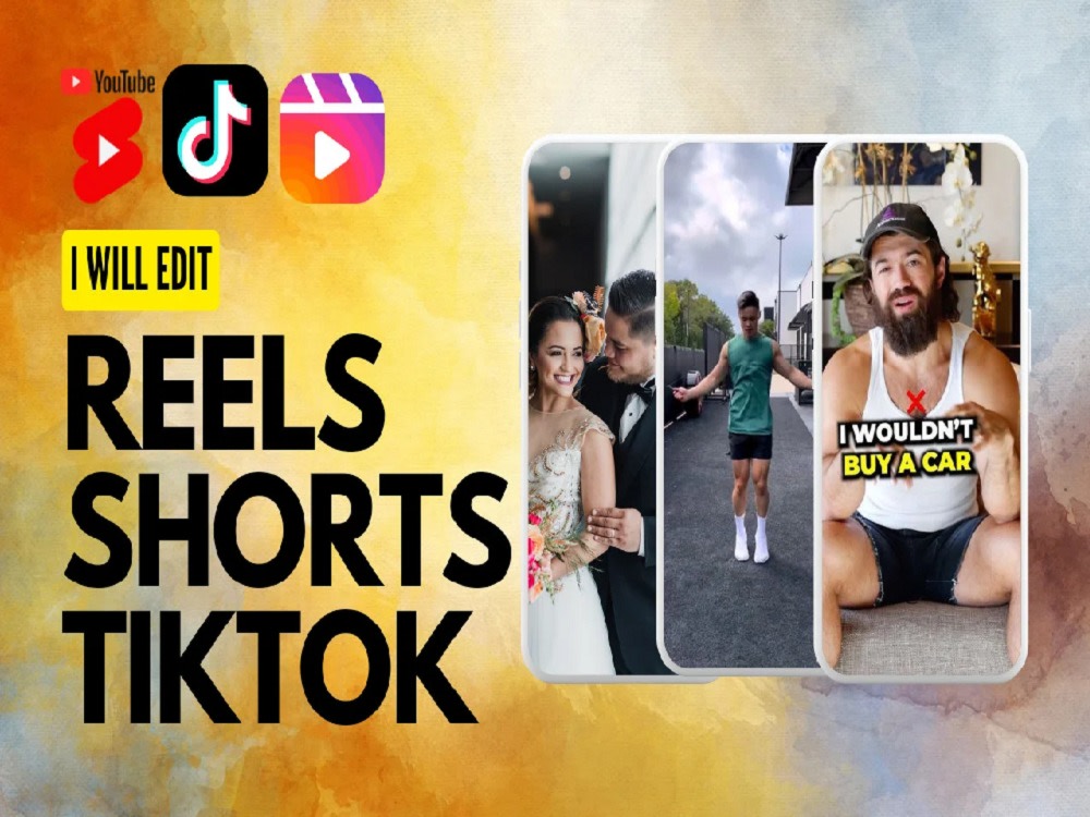 Edit your instagram reels,  shorts, and tiktok by