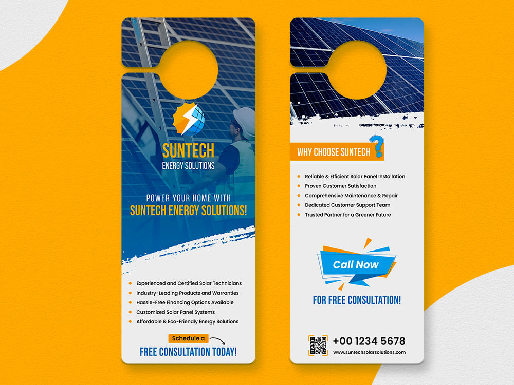 Professional Door hanger, Rack Card, Marketing flyer, DL flyer Upwork