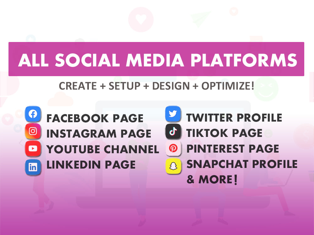 Social Media Account Setup, Page Set up and Optimize! Upwork