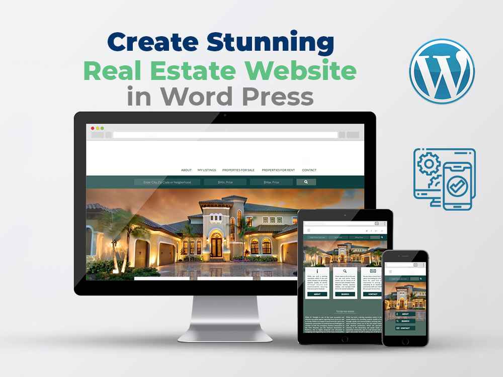 Stunning Real Estate site in Word Press Upwork