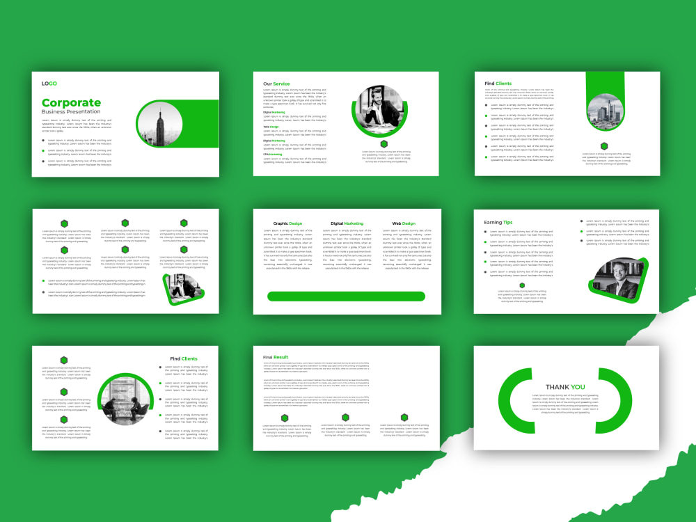 Professional PowerPoint presentation Pitch Deck design Upwork