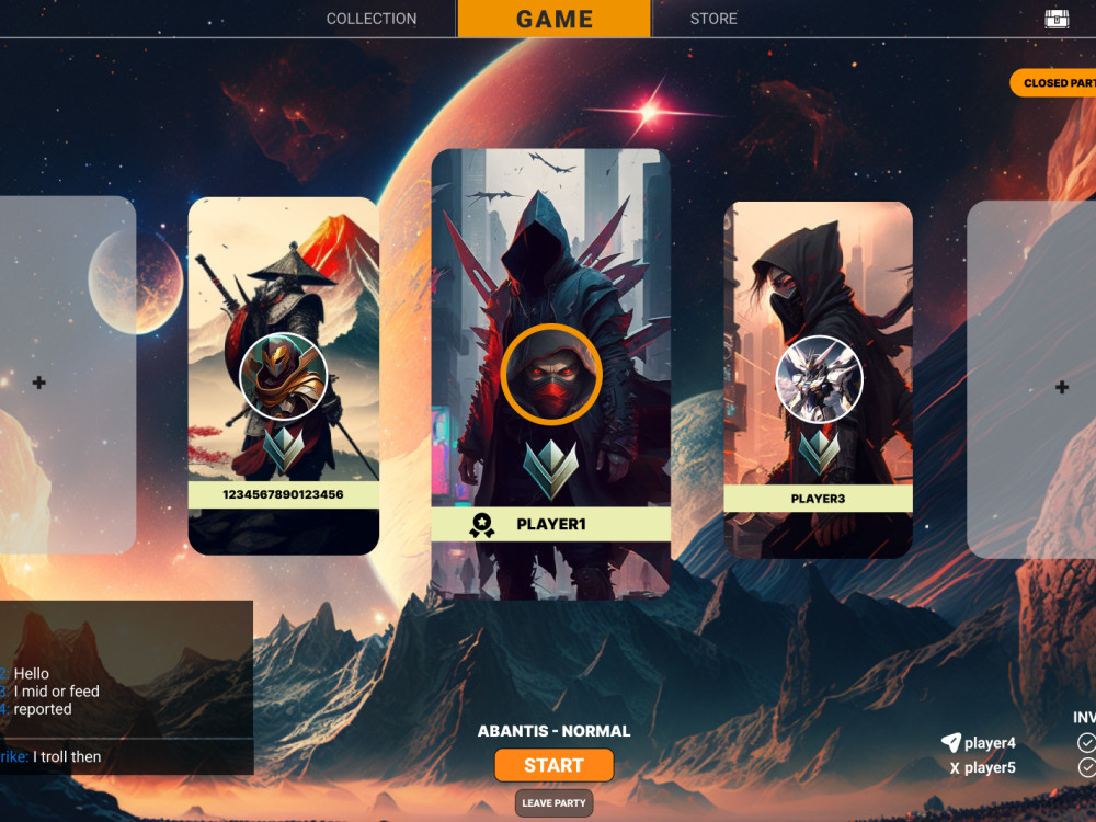 GAME UX/UI PROJECTS