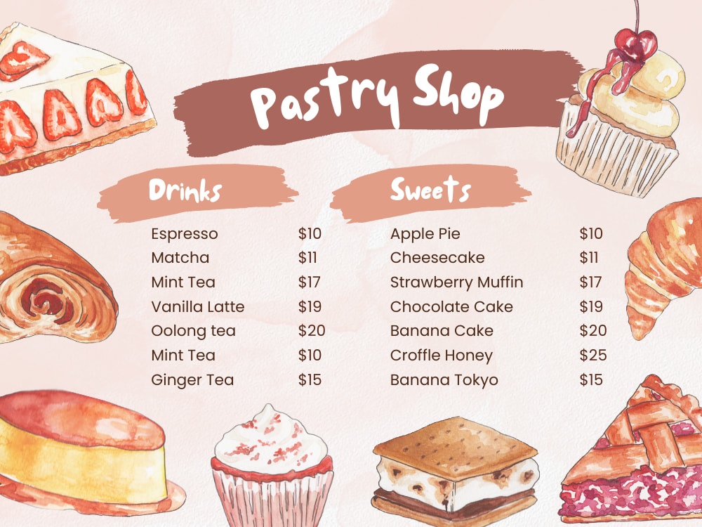 Modern menu designs and Canva templates | Upwork