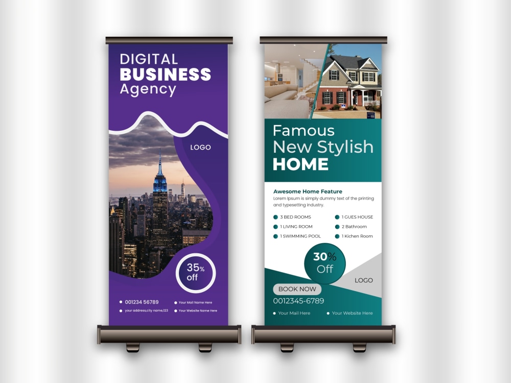 Technology Roll Up Banner Template · Graphic Yard