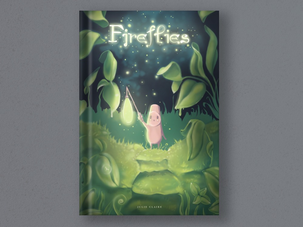 A unique and hand drawn book cover Upwork