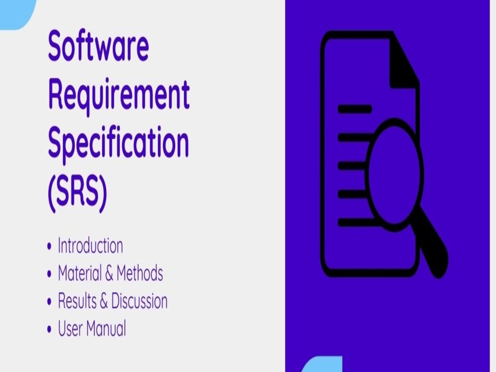 A Professional SRS Document Upwork