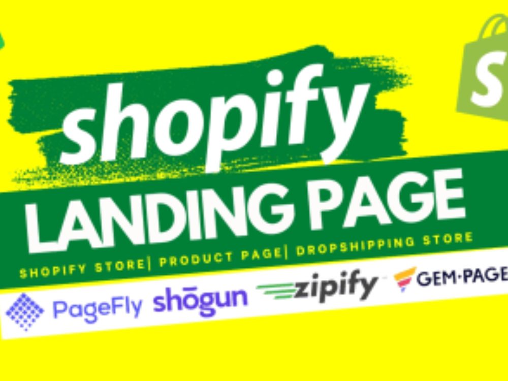 Clone Shopify landing page design with reply, pagefile or gempages | Upwork