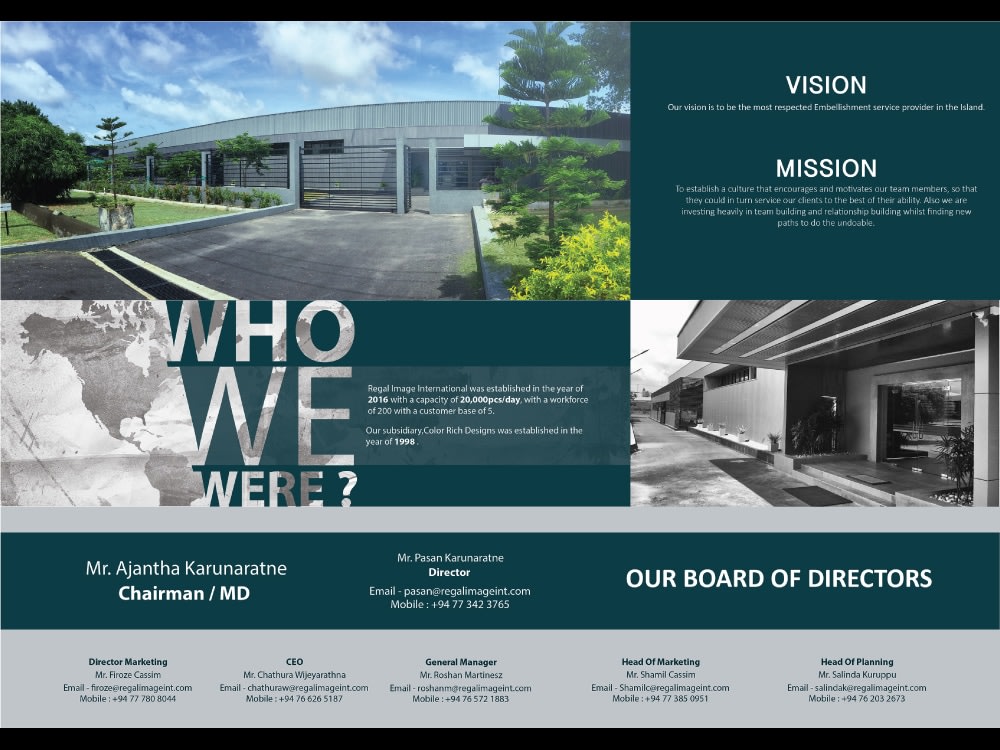 Catalog design that is visually appealing, creative, and informative