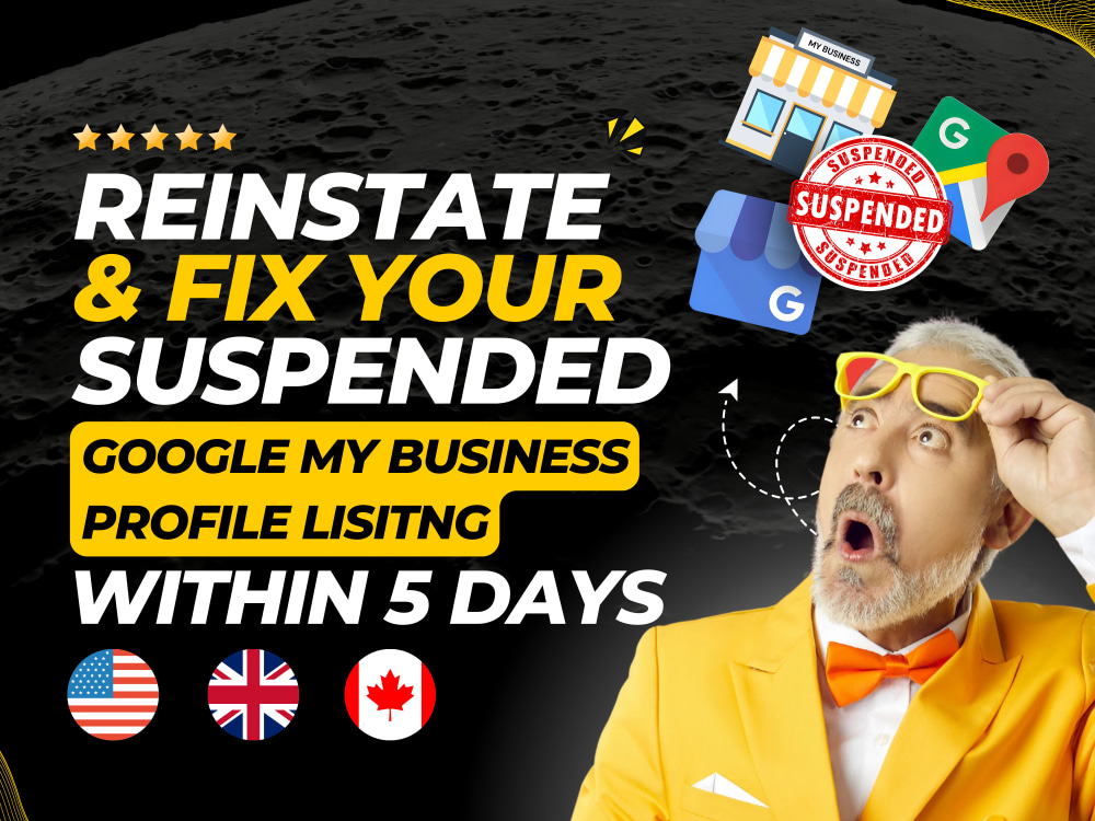 Your suspended google my business listing fixed and reinstated Upwork