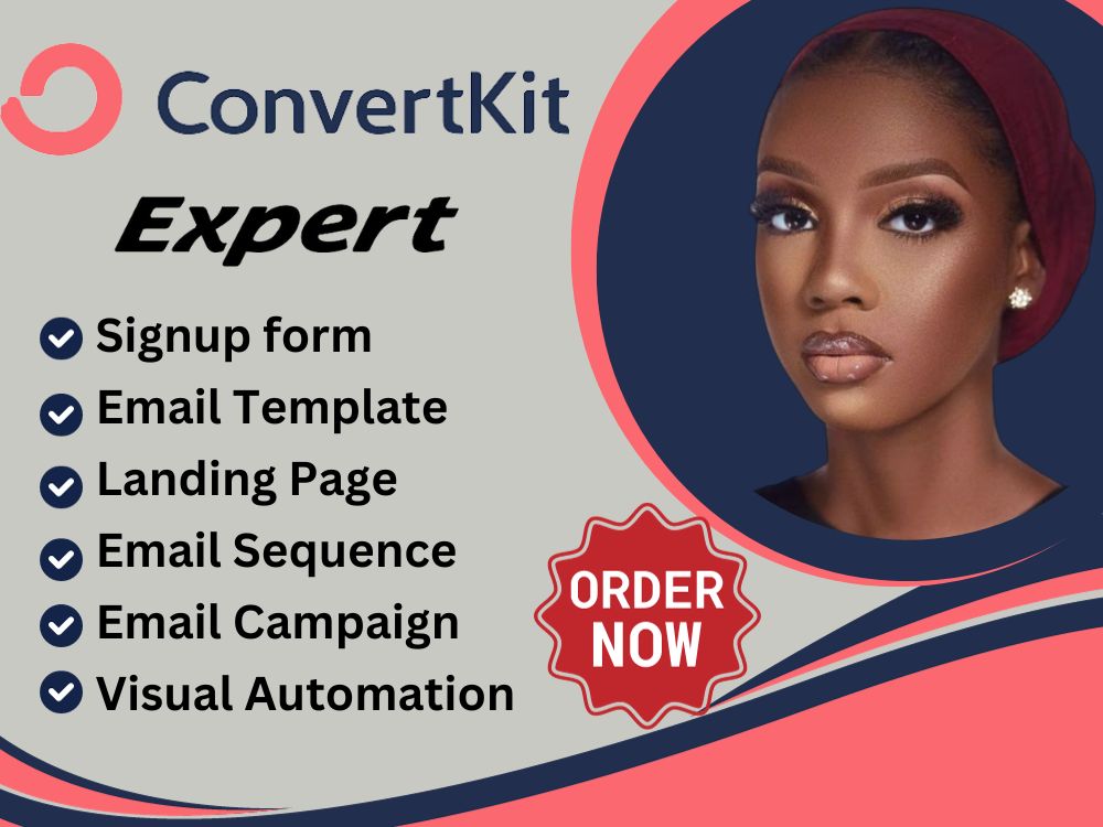 Convertkit landing page, convertkit email automation, convertkit email