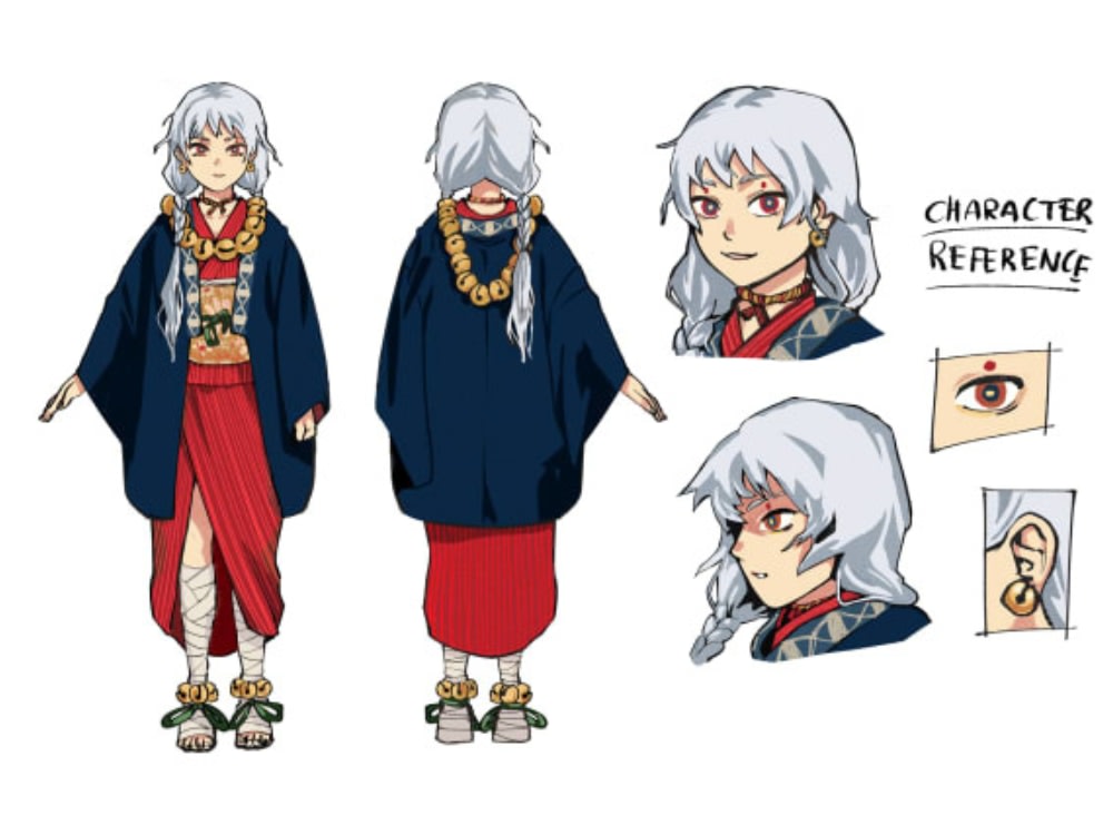 ArtStation - character concept game/comic/manga/anime styles CHARACTER SHEET