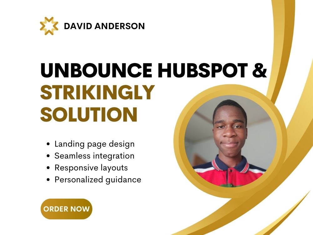 Strikingly Landing Page Unbounce HubSpot Strikingly, MailerLite Integration Upwork