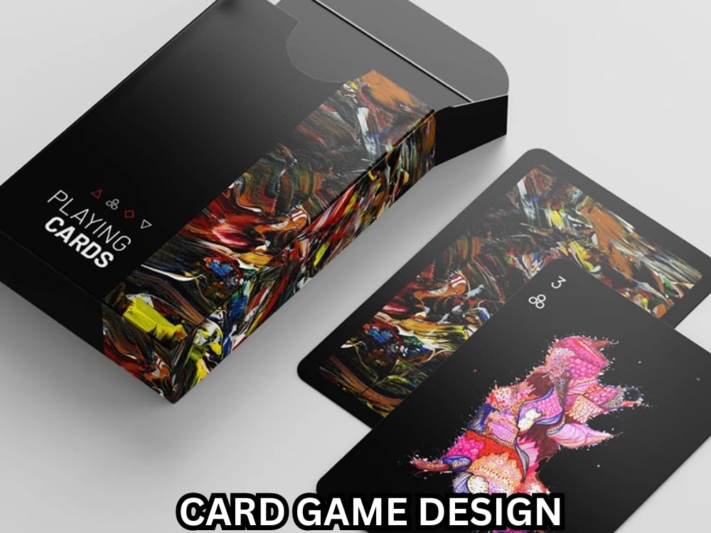 Design for Card Game, Tarot Card, Board Game, Pokemon TCG, NFT Card, Mockup Upwork