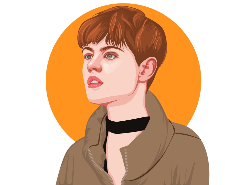 Big head vector Illustration from your photo Upwork