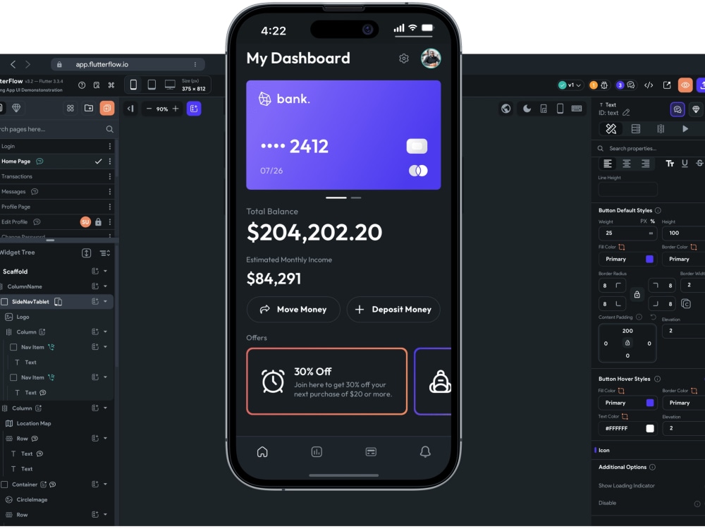 FlutterFlow app for your idea, business or MBP | Upwork