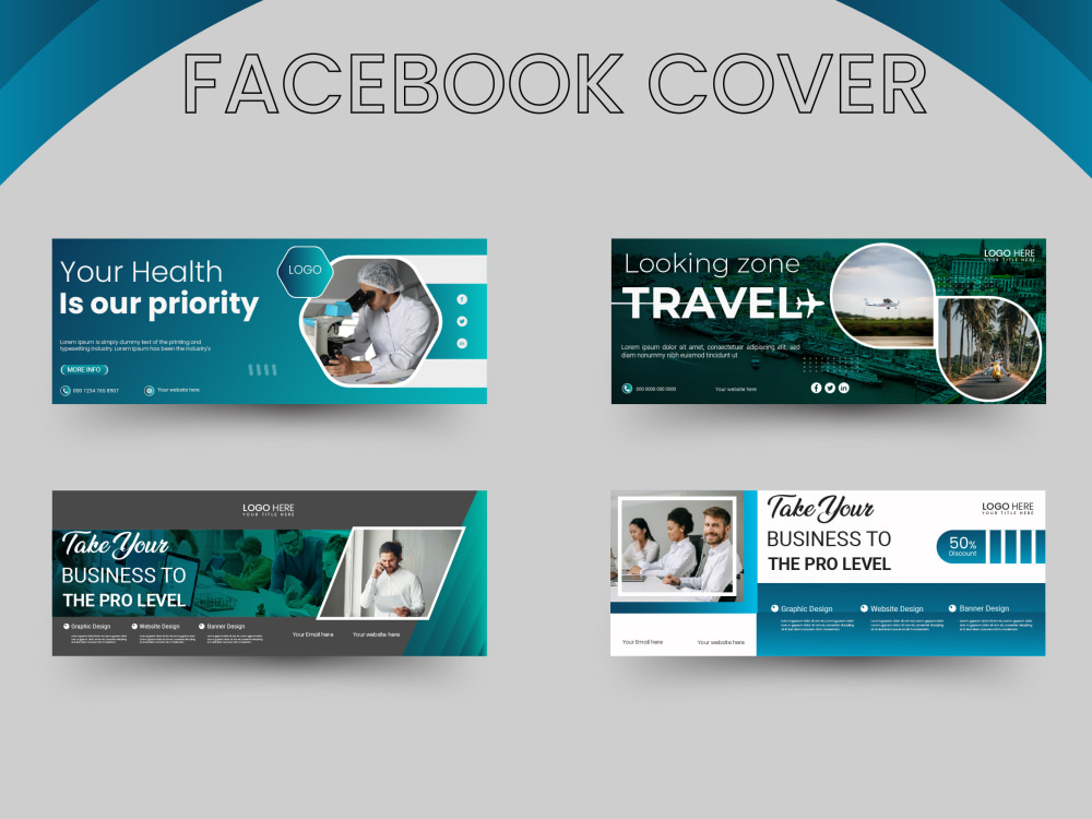 Design LinkedIn poster face book YouTube Banner | Upwork