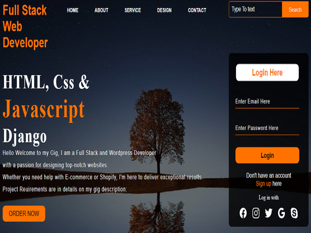 Experience Full Stack Web Developer | Responsive Mobile-Friendly ...