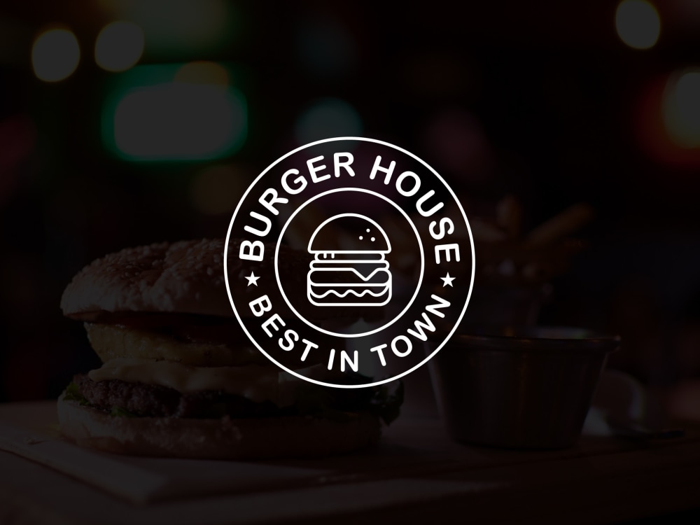 BBQ, food, restaurant, coffee, cafe, bakery and burger logo Upwork