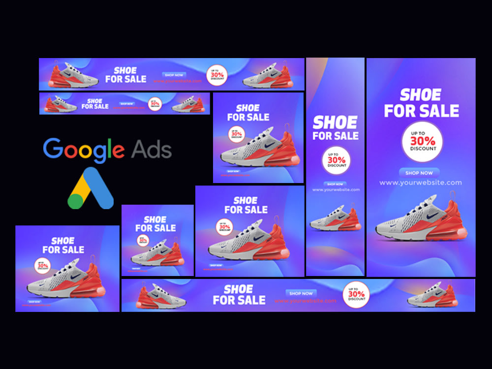 Google AdWords banner ad design Upwork