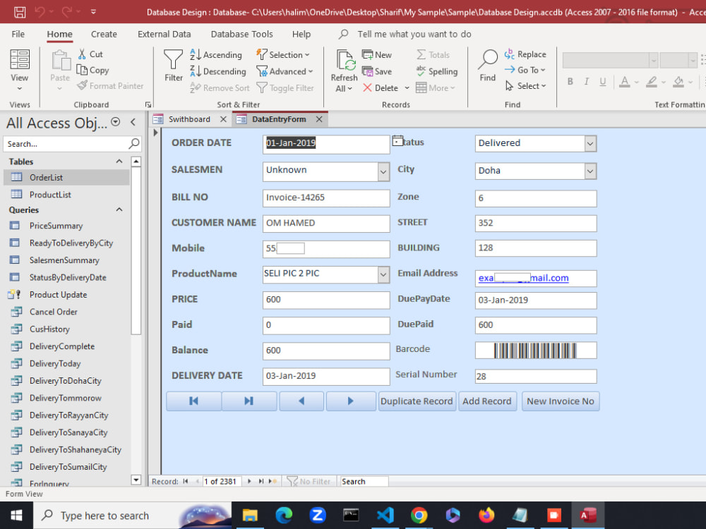 Database design and management with Access | Upwork