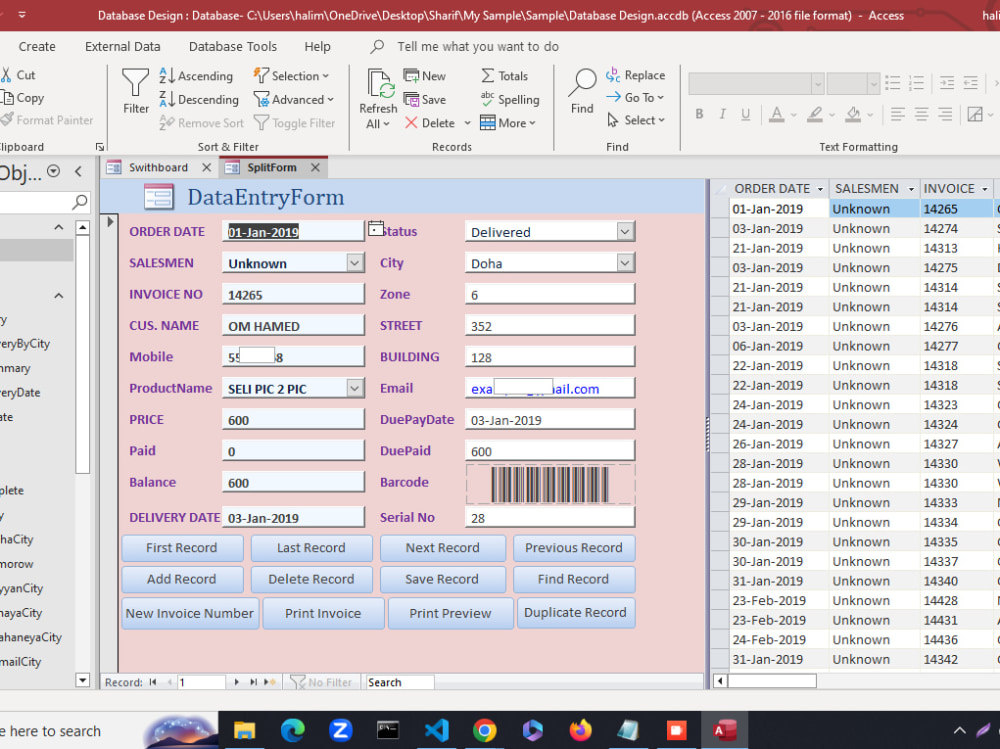Database design and management with Access | Upwork