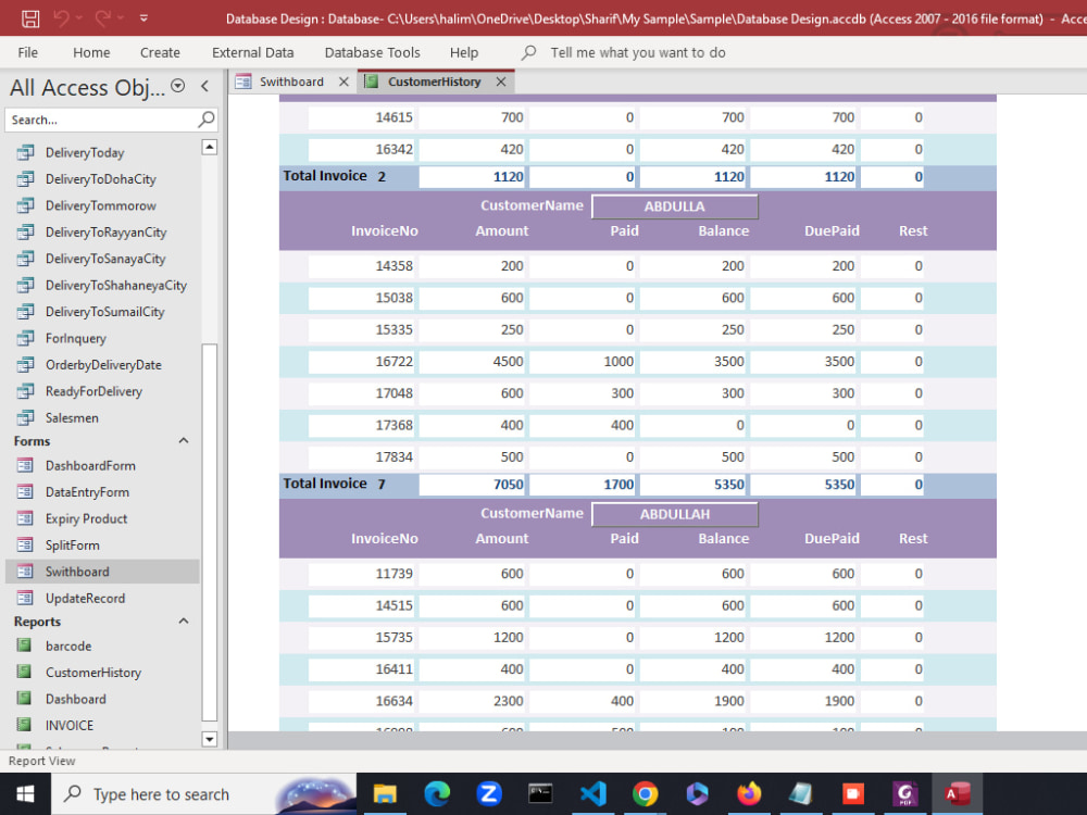 Database design and management with Access | Upwork