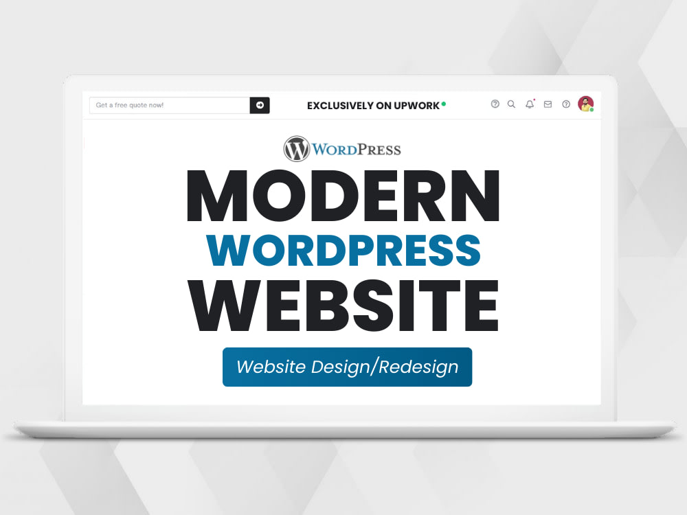 A modern and unique responsive wordpress website | Upwork