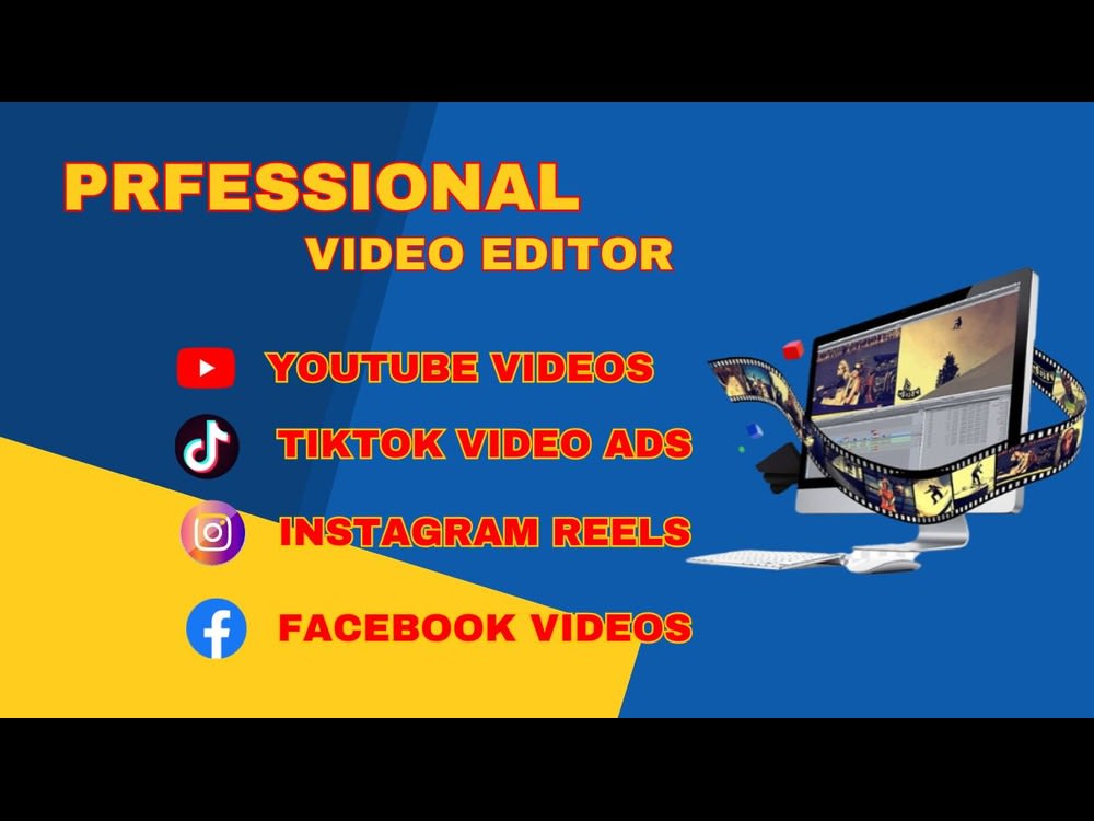 Edit tiktok, facebook, instagram, or  ecommerce video by