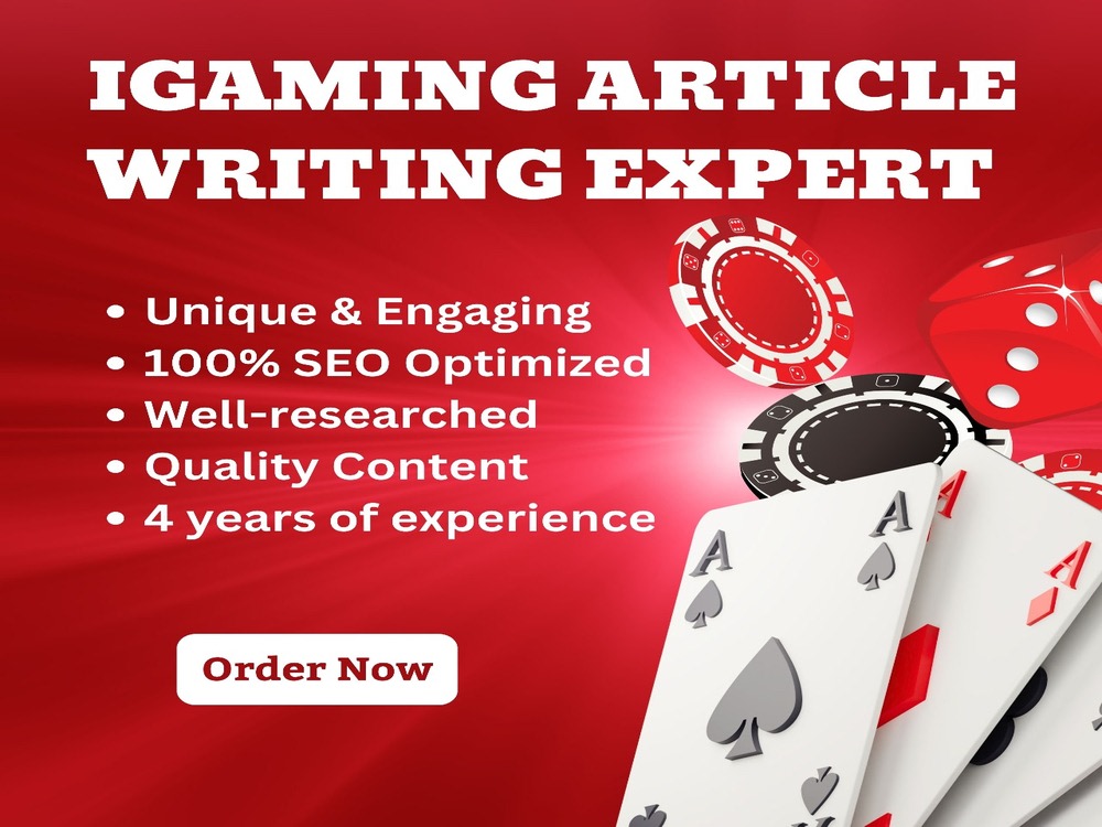 Engaging iGaming and Slot Content Creation Upwork