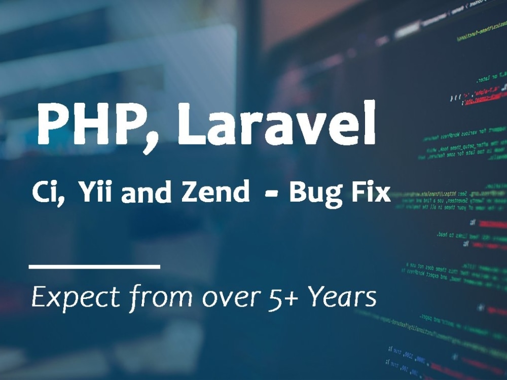 Bug Fixing In PHP Laravel Codeigniter Yii And Zend Website Applications Upwork