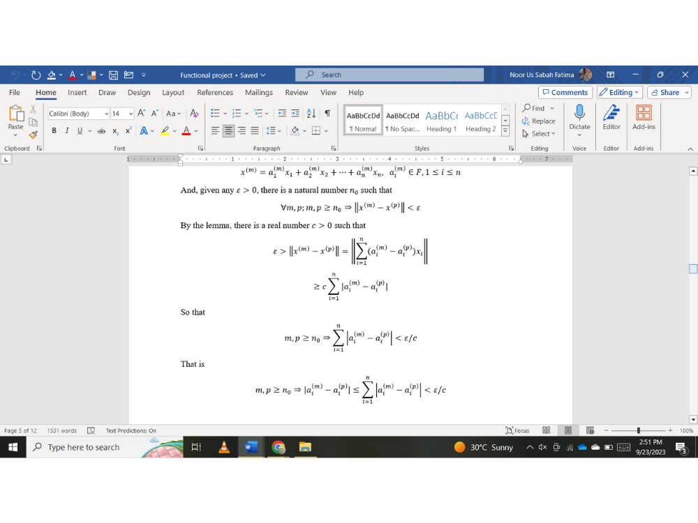 Professionally typed Mathematical Equations LaTeX MS Word Upwork