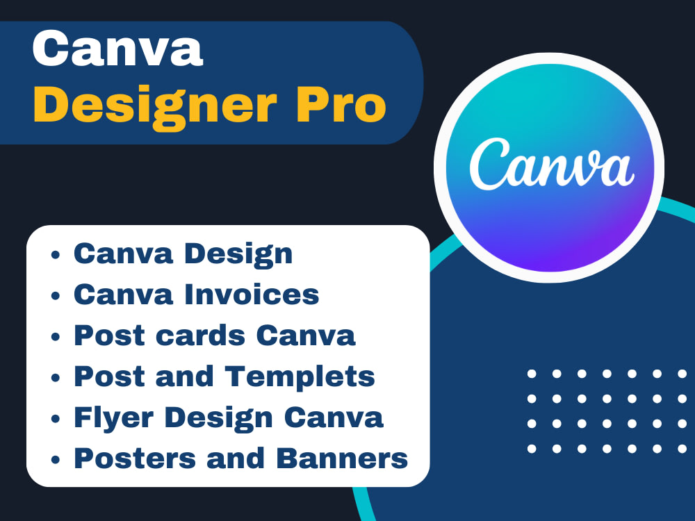 Canva Designer, Canva Design, Canva Social Media and Canva Designing ...