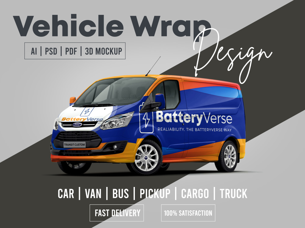 Custom Vehicle Wrap Design