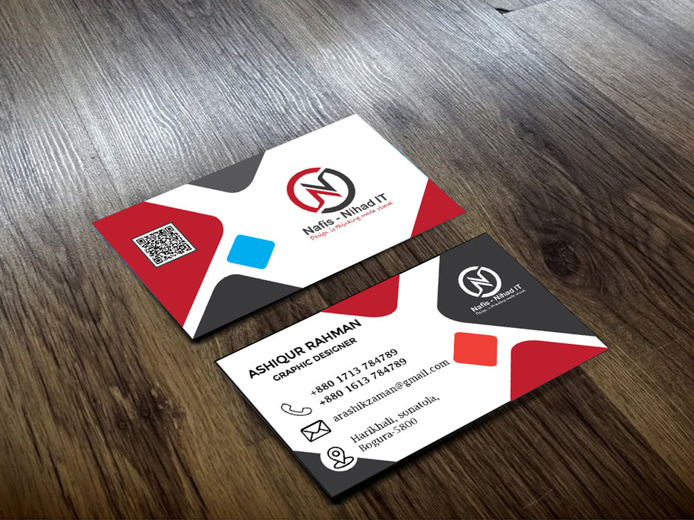 A professional business card design | Upwork