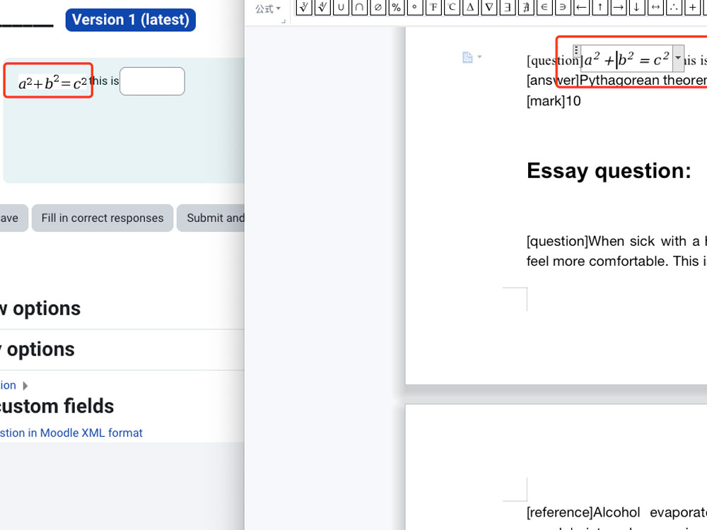 An import question format plugin that supports Microsoft word file ...