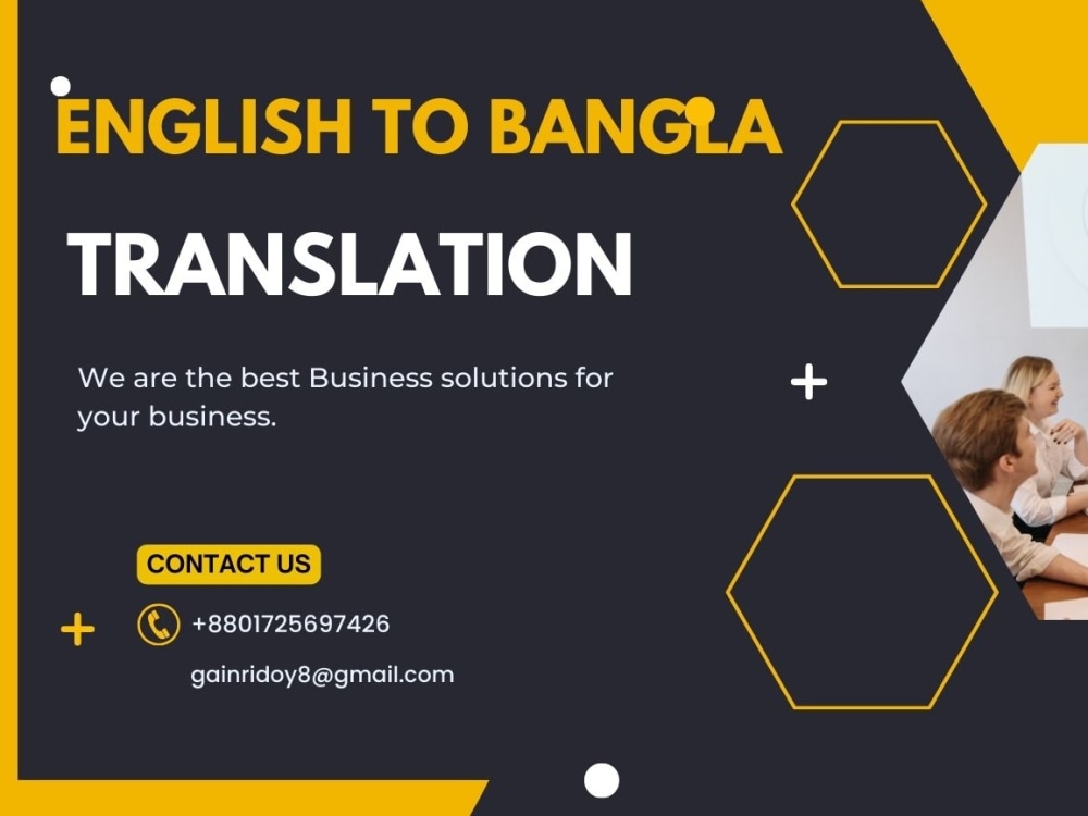 Excellent manual translation service Between English to Bangla Upwork