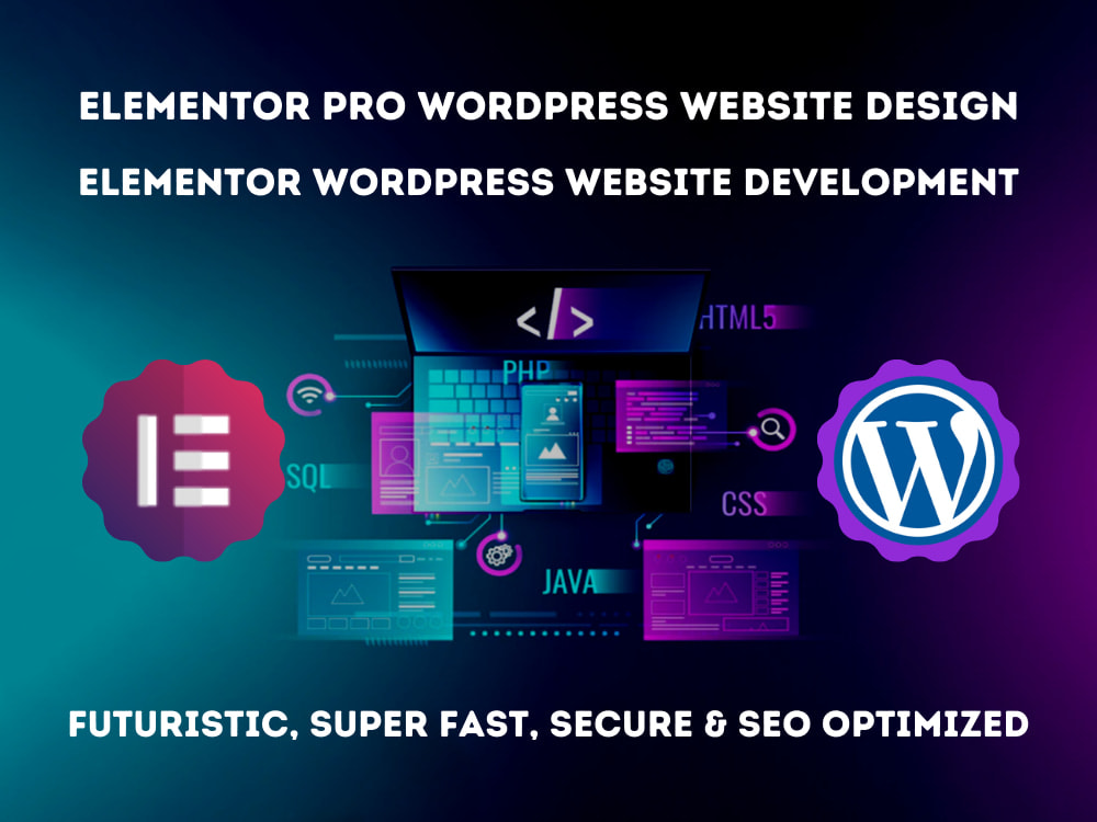 A Responsive WordPress Website, Landing Page Using Elementor, Elementor ...