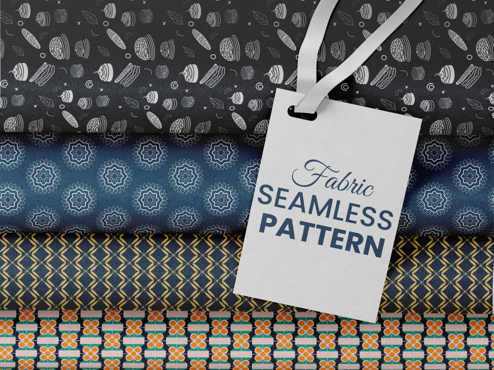 Seamless textile fabric clothing vector print pattern design | Upwork