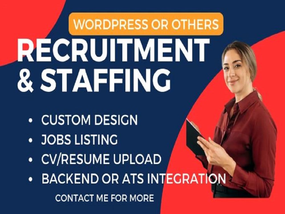 A professional job, recruitment, staffing agency, job board website