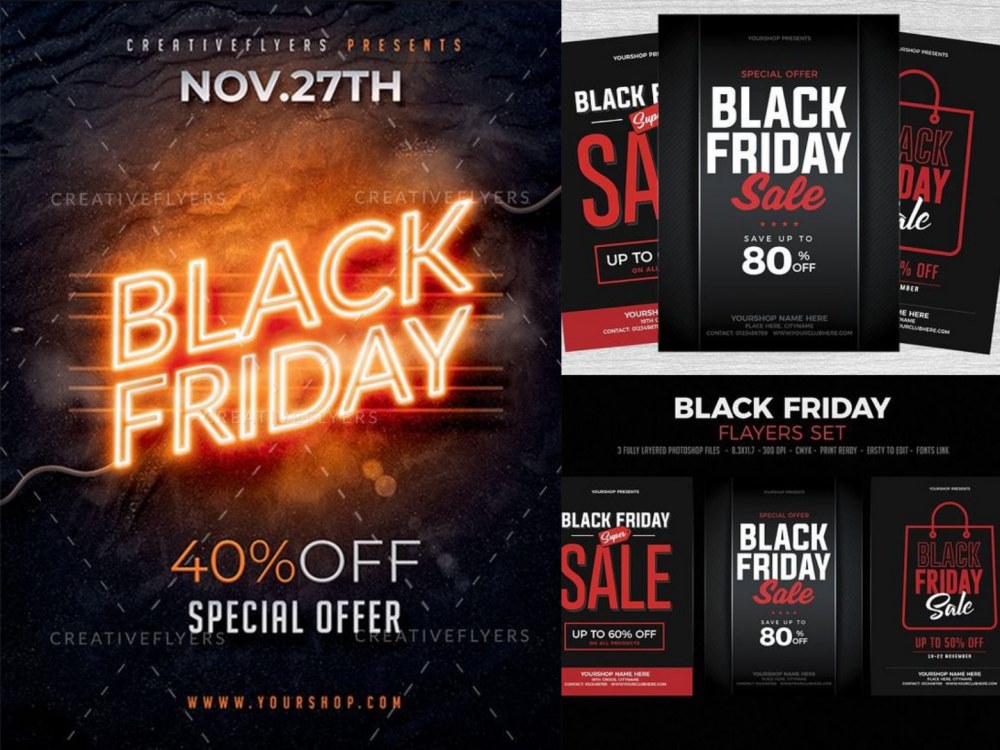 Free Black Friday Sale Flyer Template (PSD)