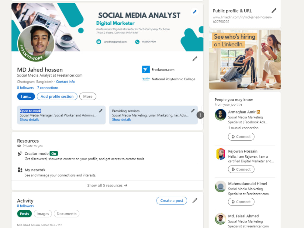 Professionally Create Revamp And Optimize A Awesome Linkedin Profile Professionally Create Revamp And Optimize A Awesome Linkedin Profile