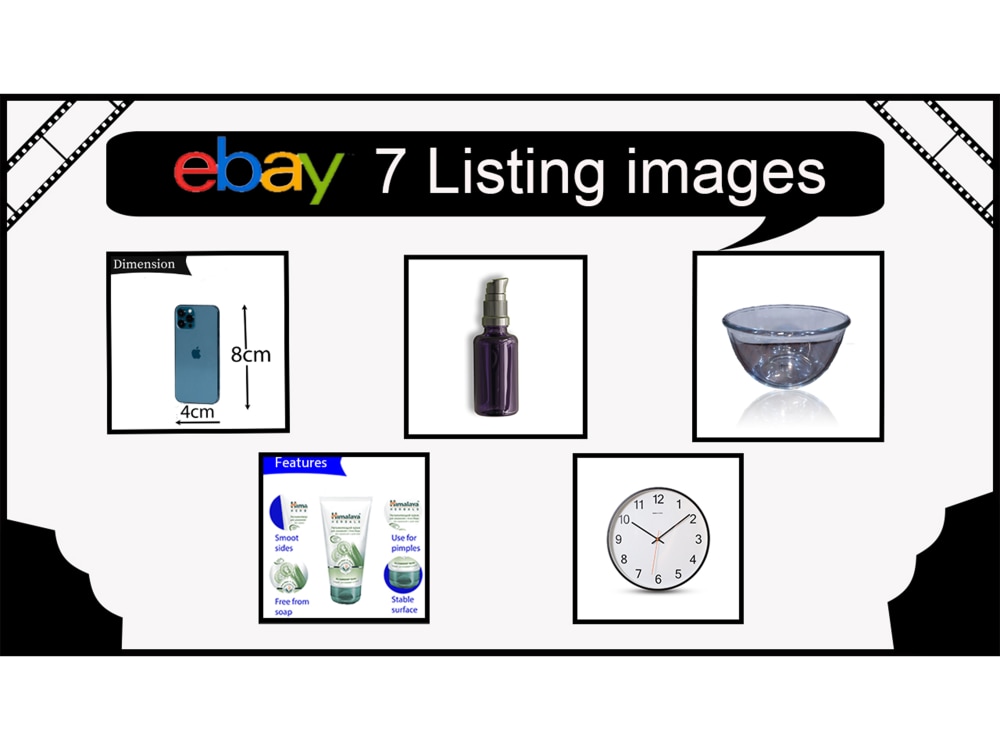 EBay product listing images design, storefront images, main photo