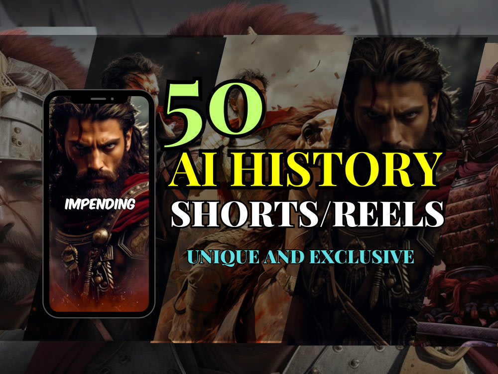 Viral AI history YouTube short videos and Instagram reels in