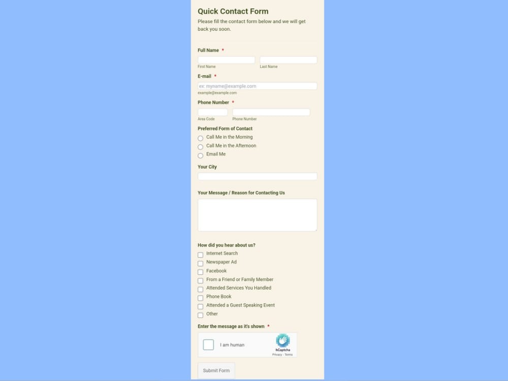 Professional online form and survey using jotform, google forms, typeform Upwork