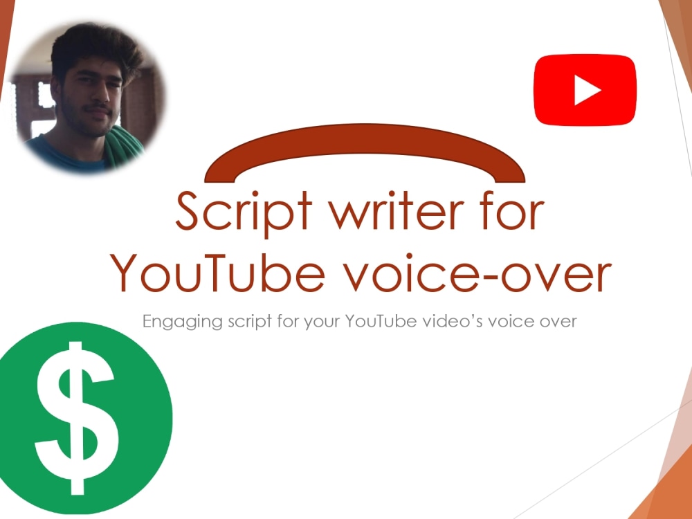 A voiceover script for your Youtube video. | Upwork