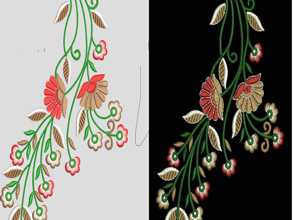 Amazing embroidery Digitizing work Upwork