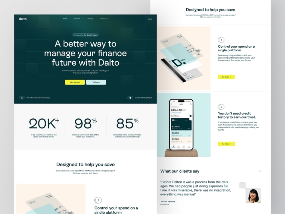 Full responsive website landing page | Upwork